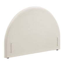 Resort Full Performance Velvet Arched Headboard - Alabaster