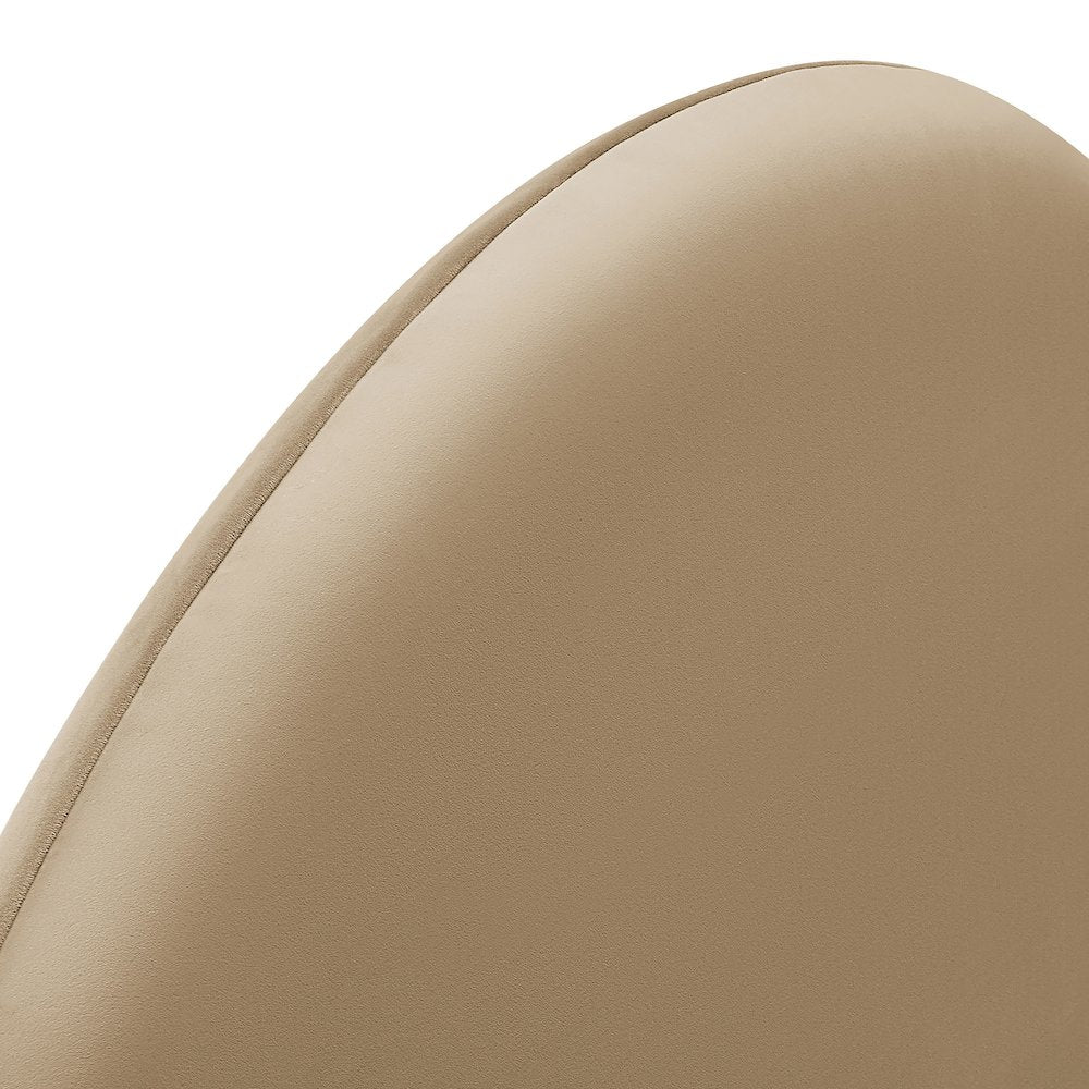 Resort Full Performance Velvet Arched Headboard - Taupe