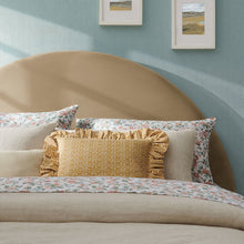 Resort Full Performance Velvet Arched Headboard - Taupe