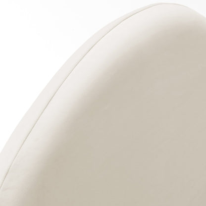 Resort Queen Performance Velvet Arched Headboard - Alabaster