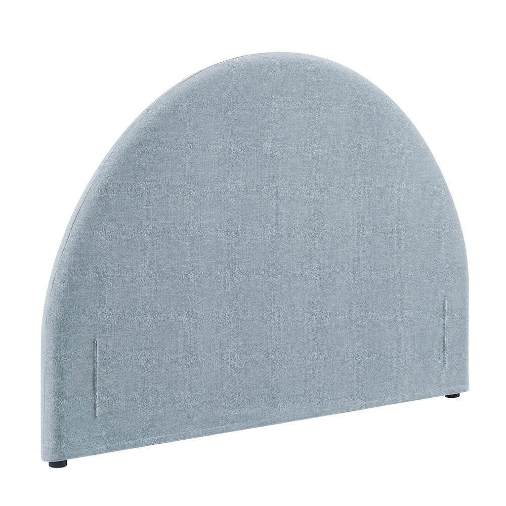 Resort Full Size Upholstered Fabric Arched Headboard - Sky