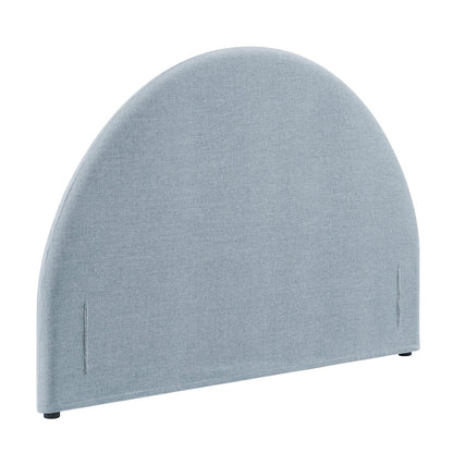 Resort Full Size Upholstered Fabric Arched Headboard - Sky