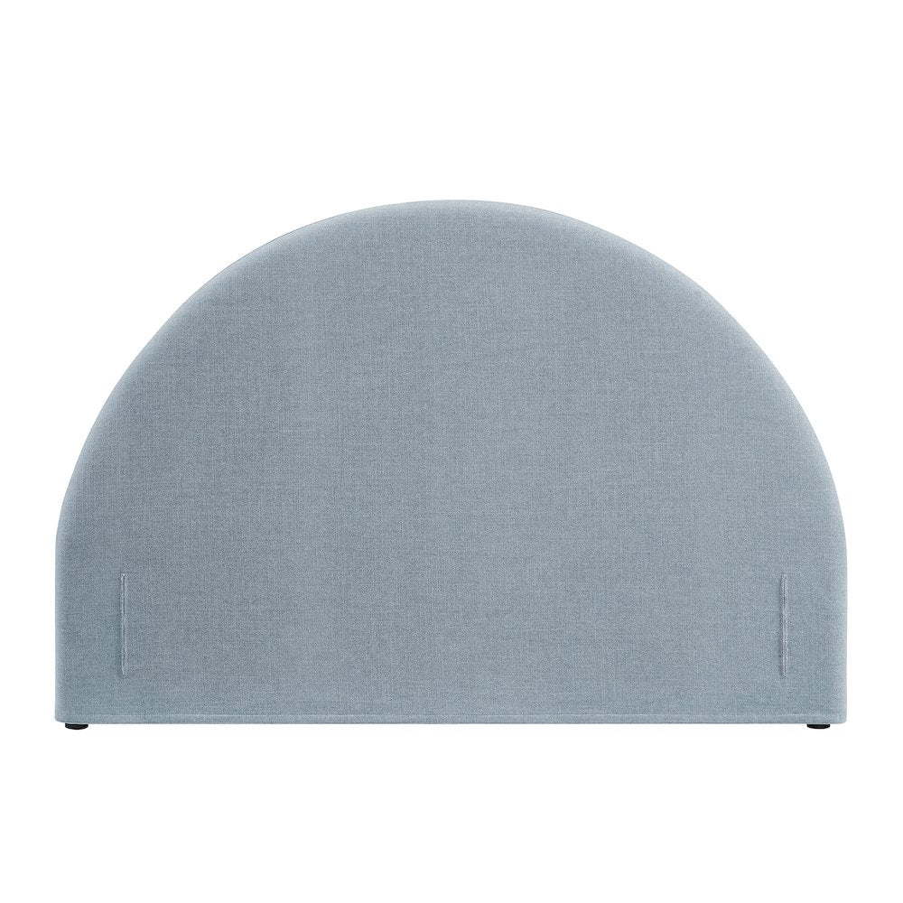 Resort Full Size Upholstered Fabric Arched Headboard - Sky
