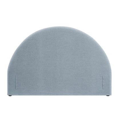 Resort Full Size Upholstered Fabric Arched Headboard - Sky