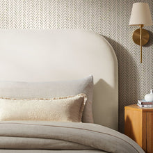 Keynote Twin Stain-Resistant Performance Velvet Headboard - Alabaster