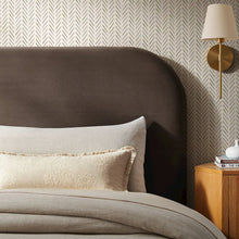 Keynote Twin Stain-Resistant Performance Velvet Headboard - Chocolate Brown