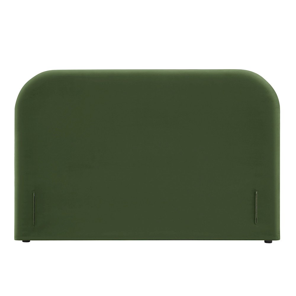 Keynote Full Performance Velvet Headboard - Moss Green
