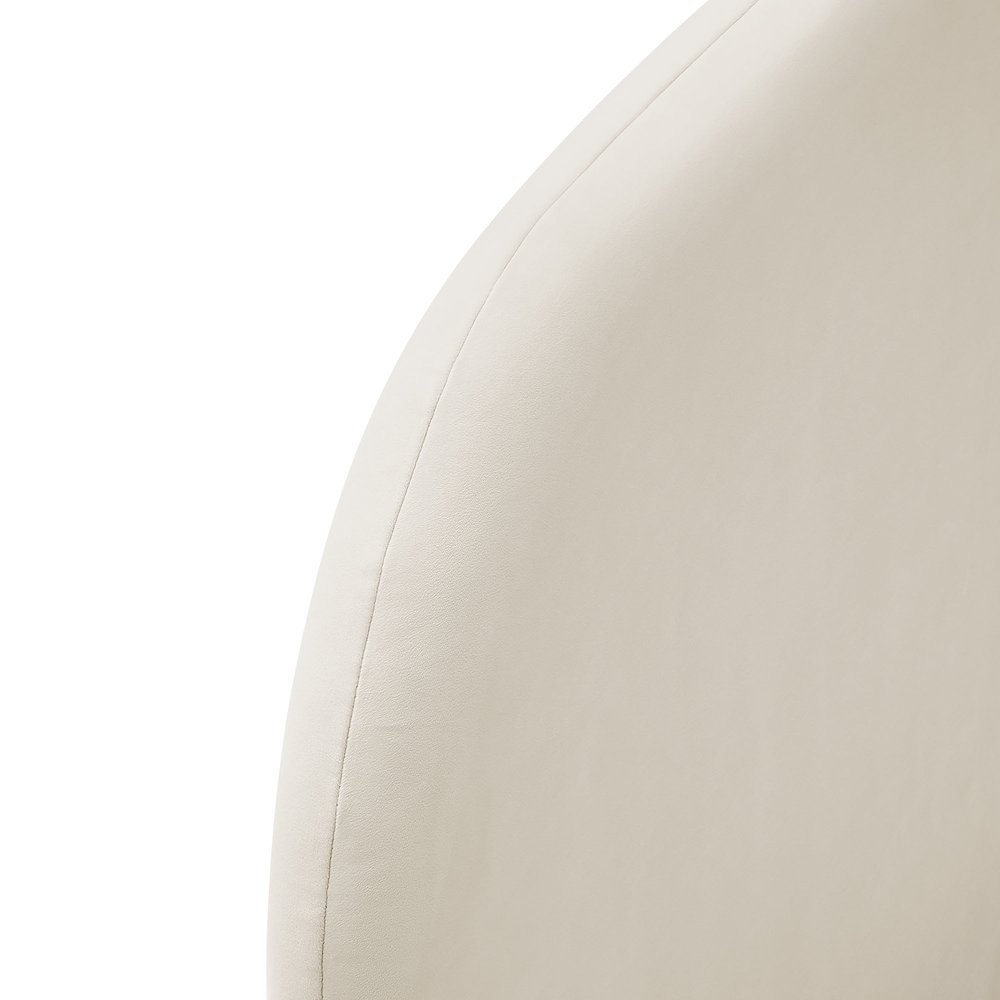 Keynote Queen Performance Velvet Headboard - Alabaster