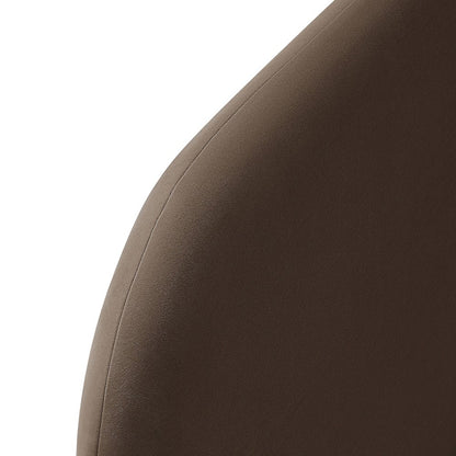 Keynote Queen Performance Velvet Headboard - Chocolate Brown