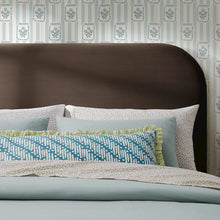 Keynote Queen Performance Velvet Headboard - Chocolate Brown