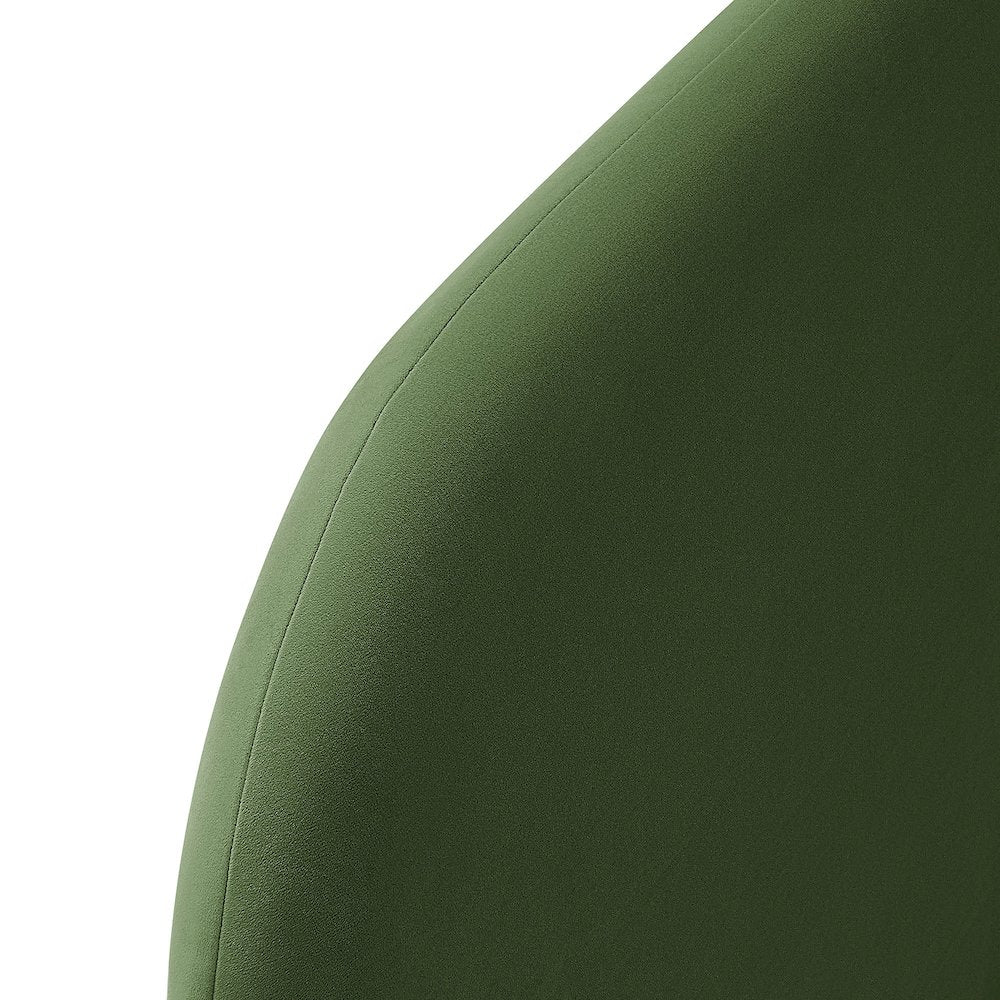 Keynote Queen Performance Velvet Headboard - Moss Green