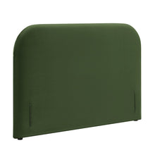 Keynote King Performance Velvet Headboard - Moss Green