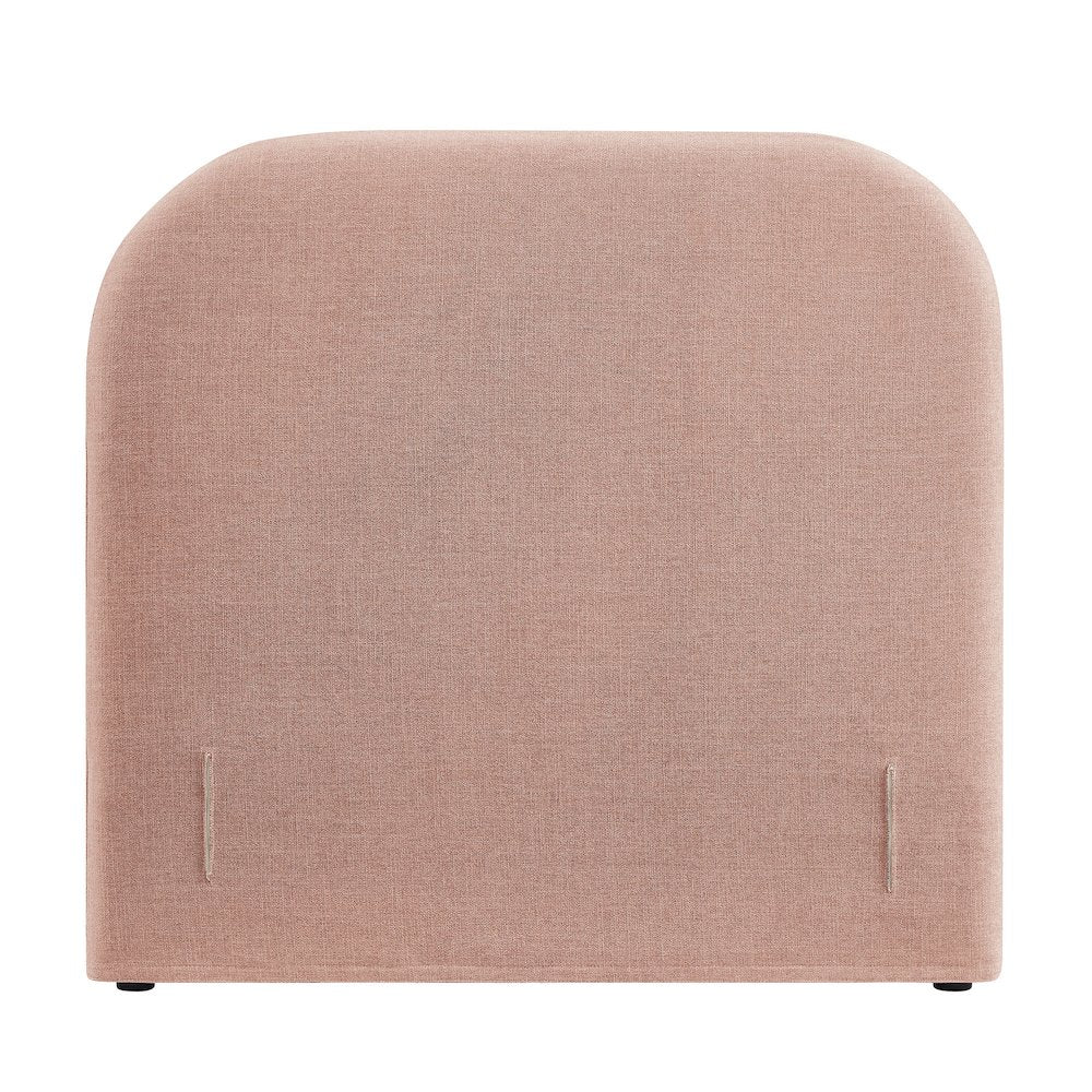 Keynote Twin Size Upholstered Fabric Headboard - Blush