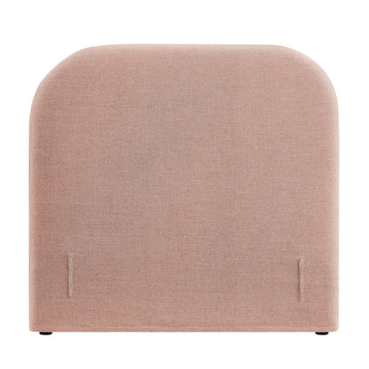 Keynote Twin Size Upholstered Fabric Headboard - Blush