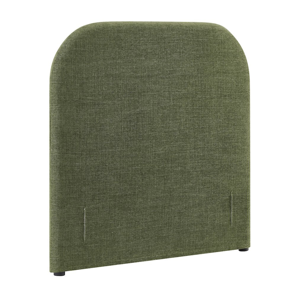 Keynote Twin Size Upholstered Fabric Headboard - Foliage