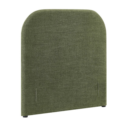 Keynote Twin Size Upholstered Fabric Headboard - Foliage