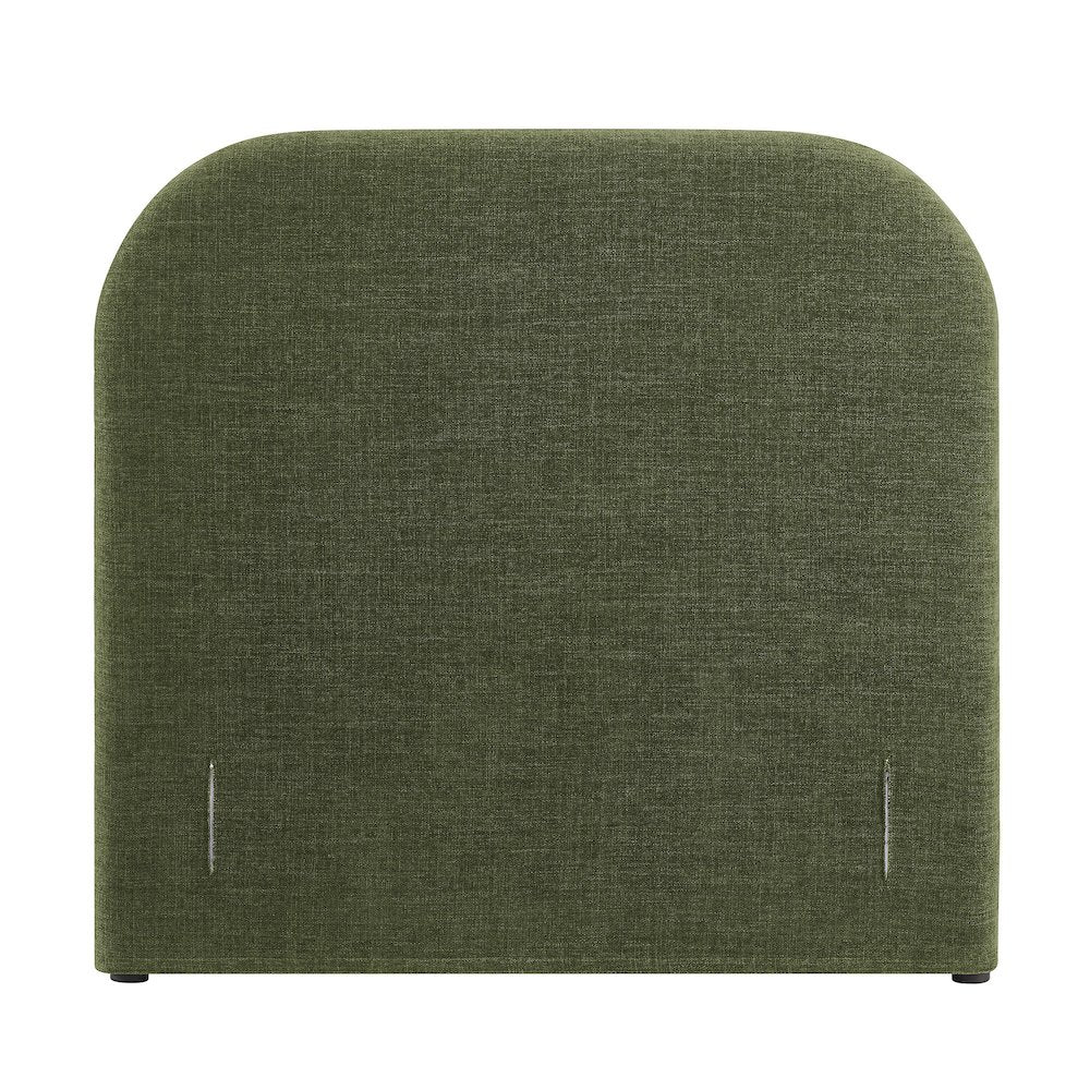 Keynote Twin Size Upholstered Fabric Headboard - Foliage