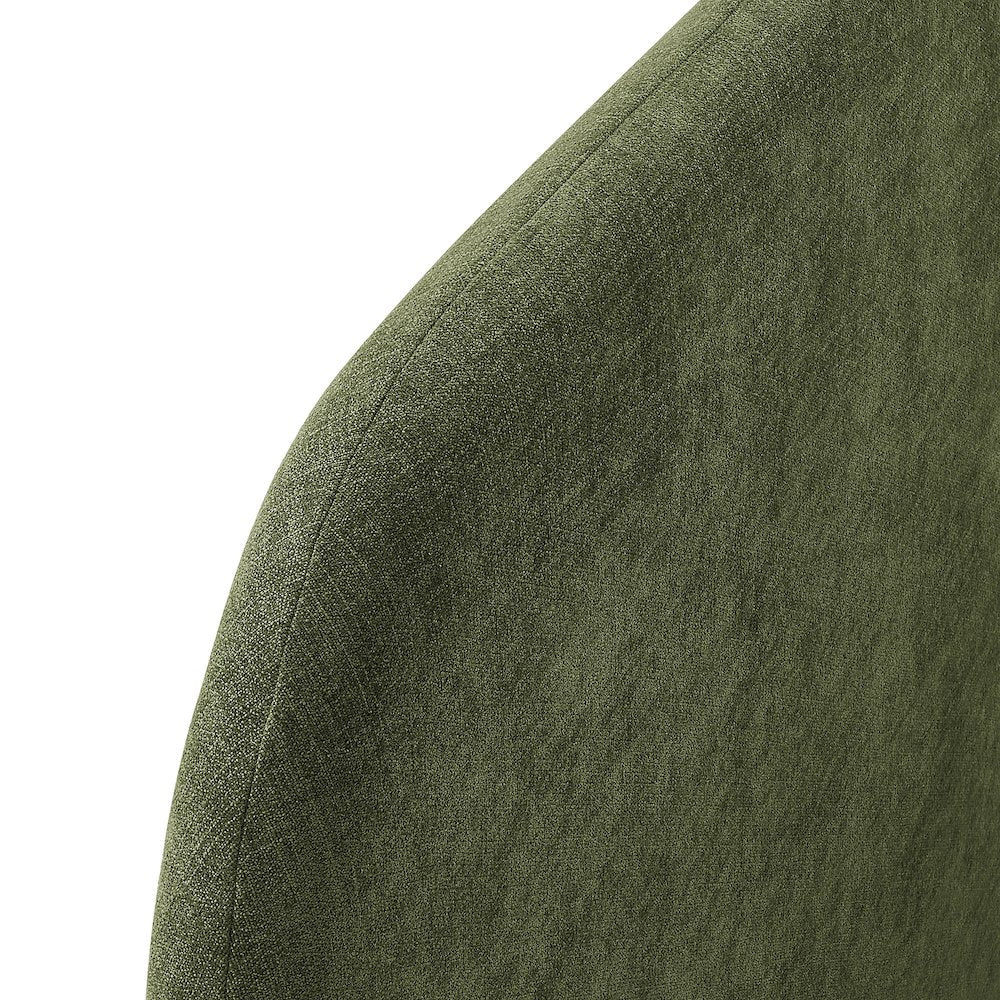 Keynote Twin Size Upholstered Fabric Headboard - Foliage