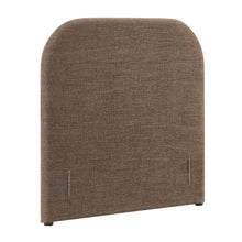 Keynote Twin Size Upholstered Fabric Headboard - Mocha