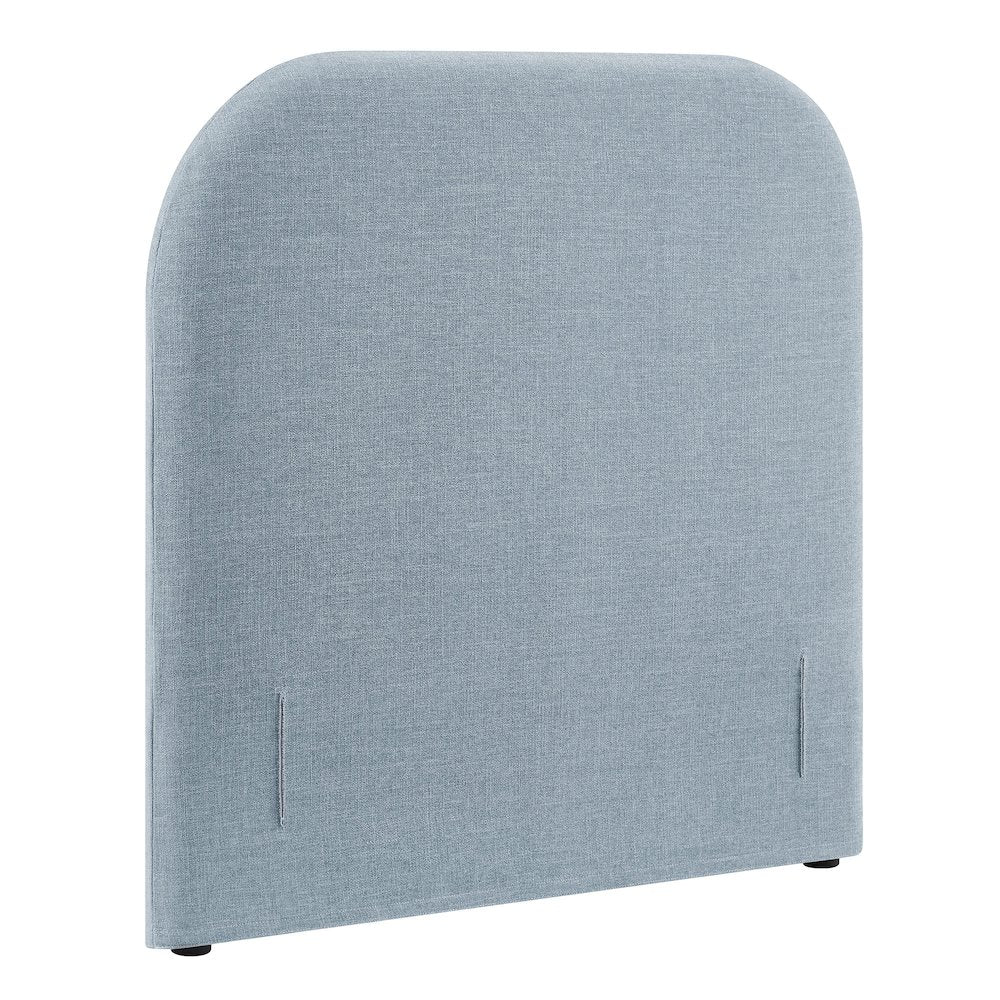 Keynote Twin Size Upholstered Fabric Headboard - Sky