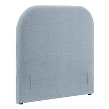 Keynote Twin Size Upholstered Fabric Headboard - Sky