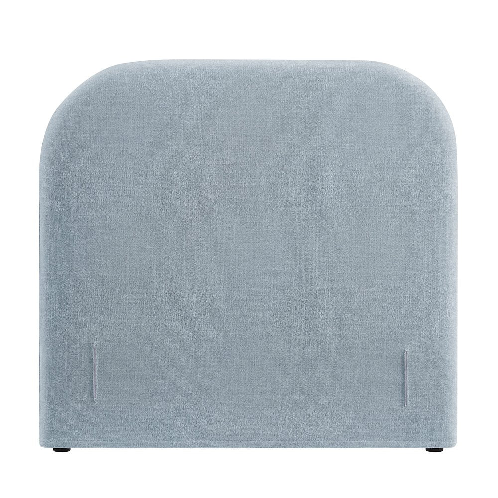 Keynote Twin Size Upholstered Fabric Headboard - Sky
