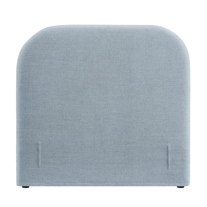 Keynote Twin Size Upholstered Fabric Headboard - Sky
