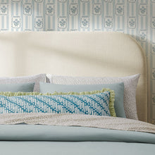 Keynote Queen Size Upholstered Fabric Headboard - Ecru