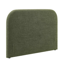 Keynote Queen Size Upholstered Fabric Headboard - Foliage