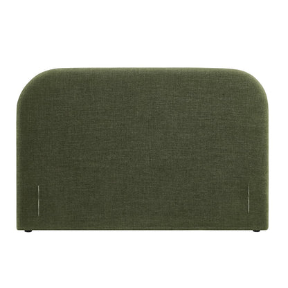 Keynote Queen Size Upholstered Fabric Headboard - Foliage