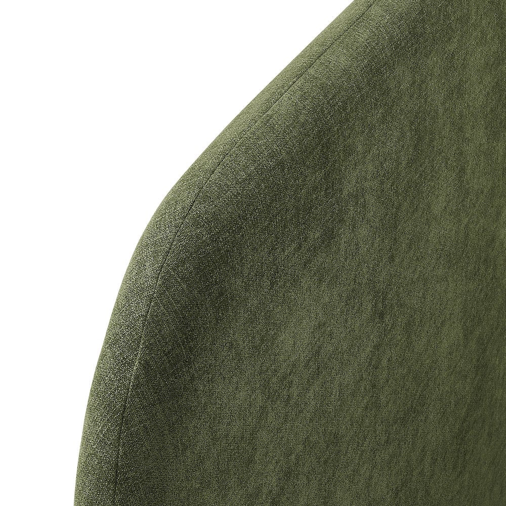 Keynote Queen Size Upholstered Fabric Headboard - Foliage