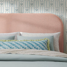 Keynote King Size Upholstered Fabric Headboard - Blush