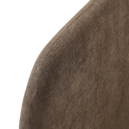 Keynote King Size Upholstered Fabric Headboard - Mocha