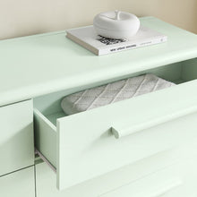 Bellamy Curved 6-Drawer Dresser - Sage