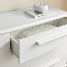 Bellamy Curved 6-Drawer Dresser - White Matte