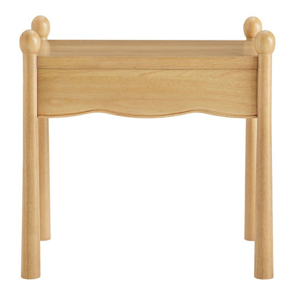 Darcy Wood Nightstand or Side Table - Oak