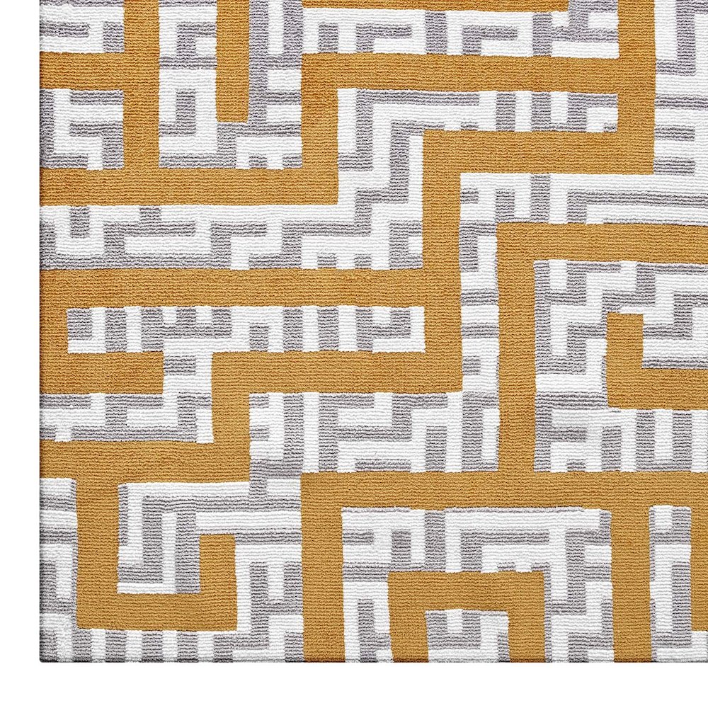 Nahia Geometric Maze 8x10 Area Rug