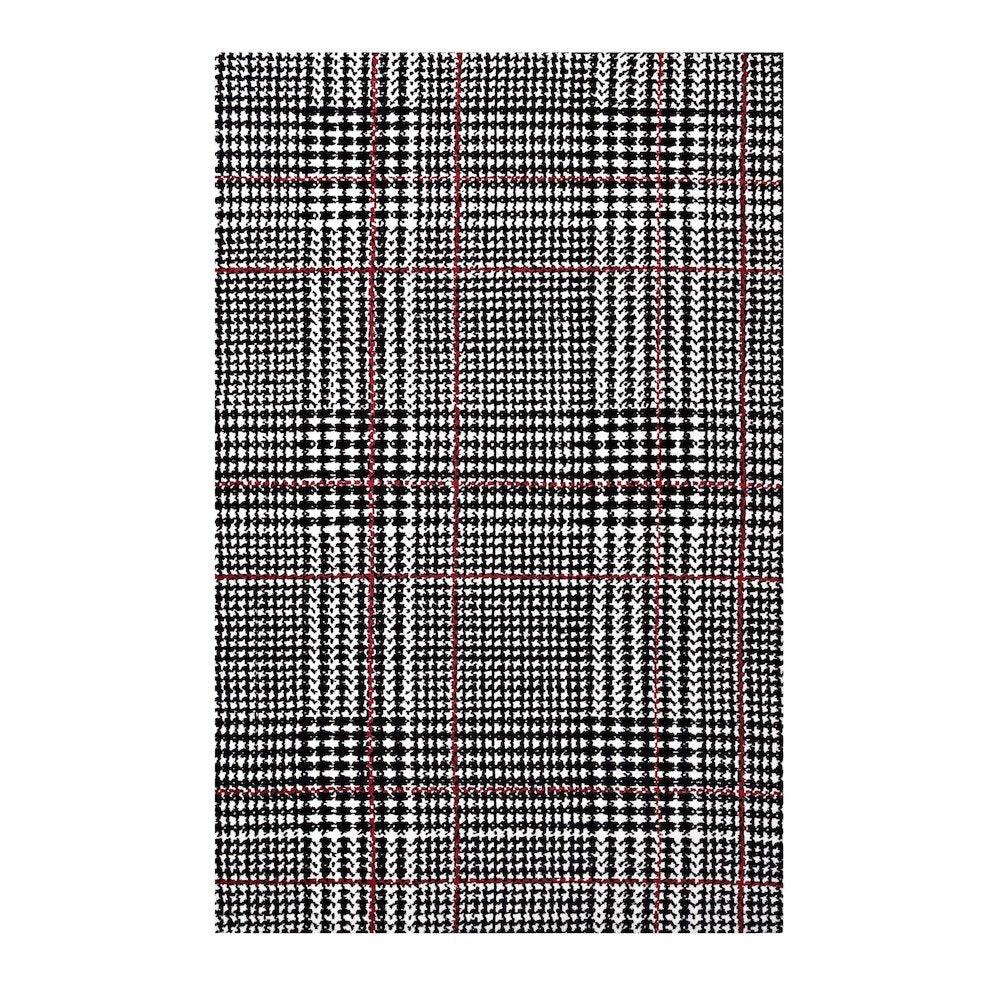 Kaja Abstract Plaid 5x8 Area Rug