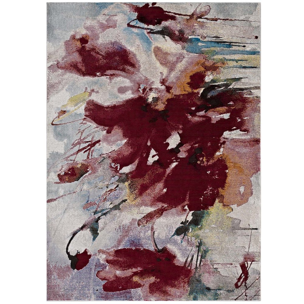 Blume Abstract Floral 4x6 Area Rug