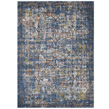 Minu Distressed Floral Lattice 8x10 Area Rug