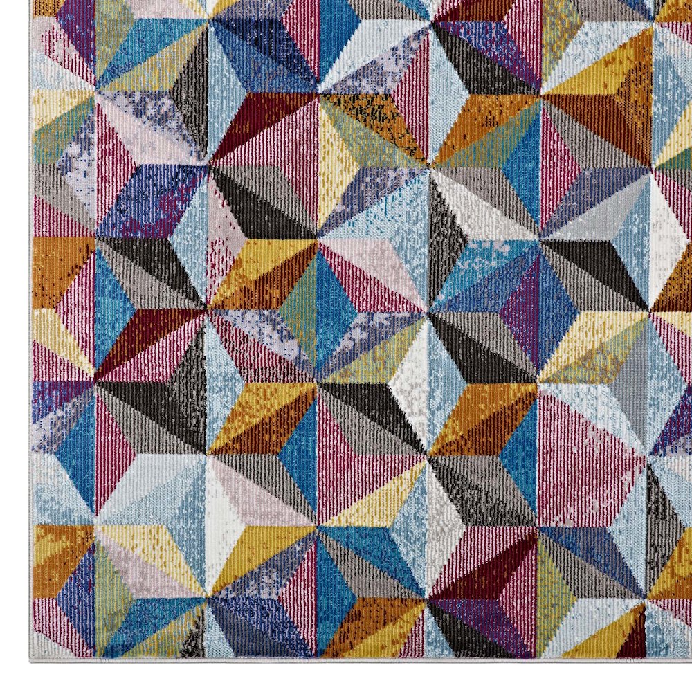 Arisa Geometric Hexagon Mosaic 4x6 Area Rug