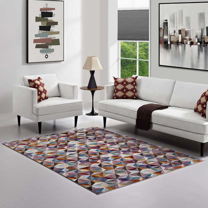 Arisa Geometric Hexagon Mosaic 5x8 Area Rug