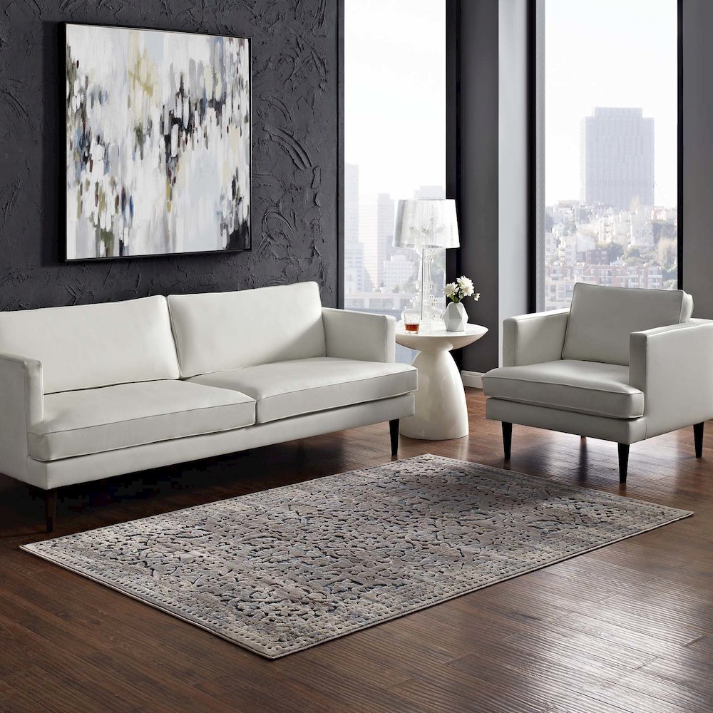 Margarida Distressed Vintage Turkish 8x10 Area Rug