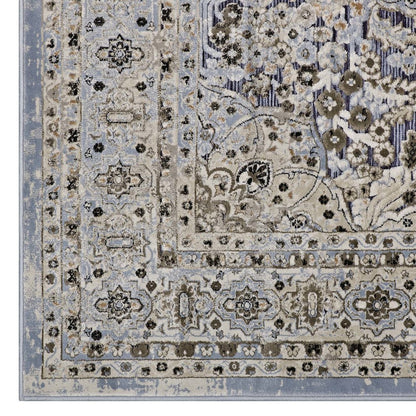 Elqenna Ornate Vintage Floral Turkish 5x8 Area Rug