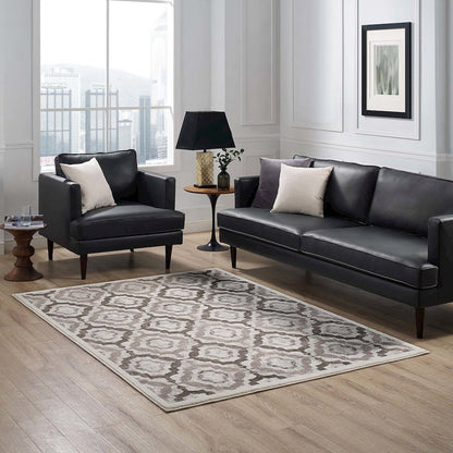 Kalinda Rustic Vintage Moroccan Trellis 5x8 Area Rug