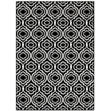 Frame Transitional Moroccan Trellis 8x10 Area Rug