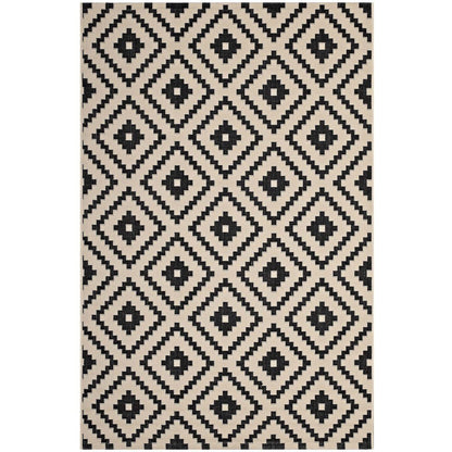 Perplex Geometric Diamond Trellis Indoor and Outdoor 5x8 Area Rug