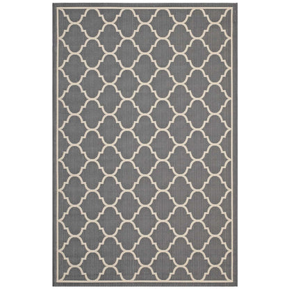Avena Moroccan Quatrefoil Trellis Indoor and Outdoor 5x8 Area Rug