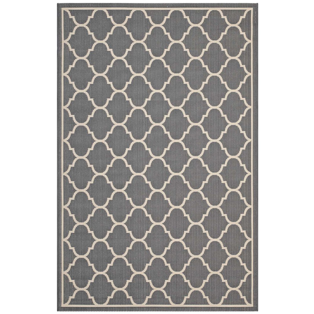Avena Moroccan Quatrefoil Trellis Indoor and Outdoor 8x10 Area Rug