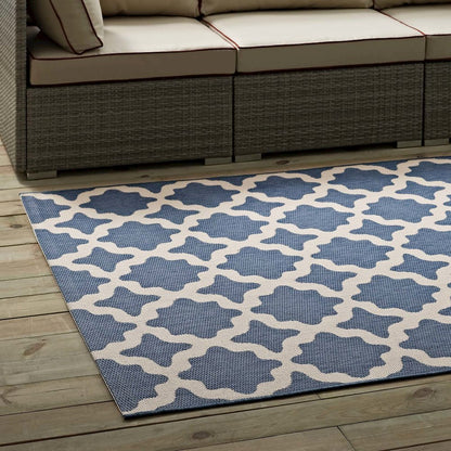 Cerelia Moroccan Trellis Indoor and Outdoor 8x10 Area Rug